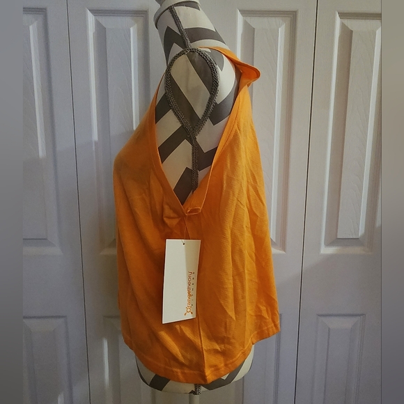 Orangetheory Crop Mesh Tank - Orange (XL) - Picture 2 of 5